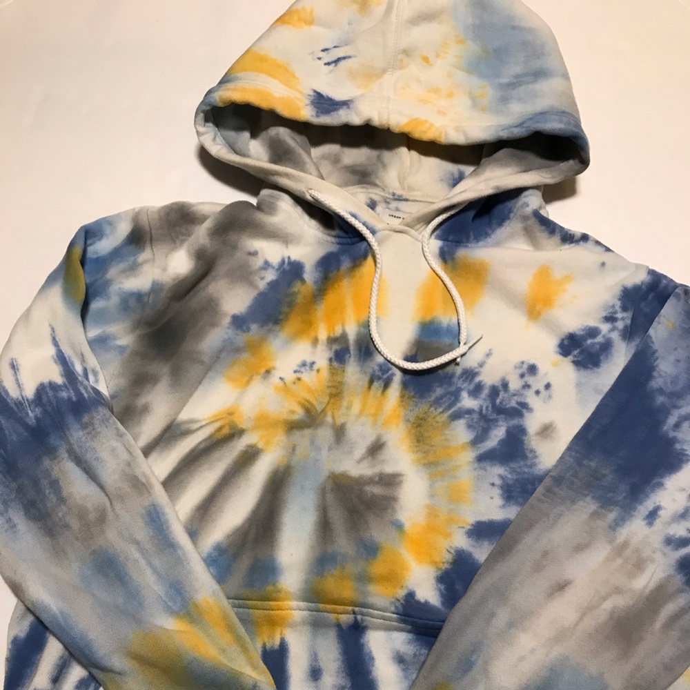 Urban Outfitters Hoodie Sweatshirt Tie Dye Medium - Picture 6 of 8